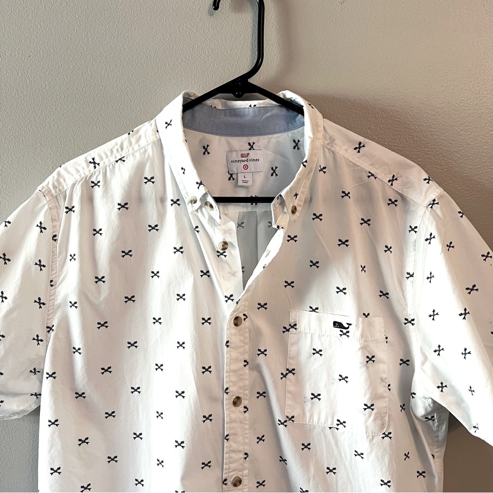 Like New Vineyard Vines Men’s Short Sleeve Button Down Size Large